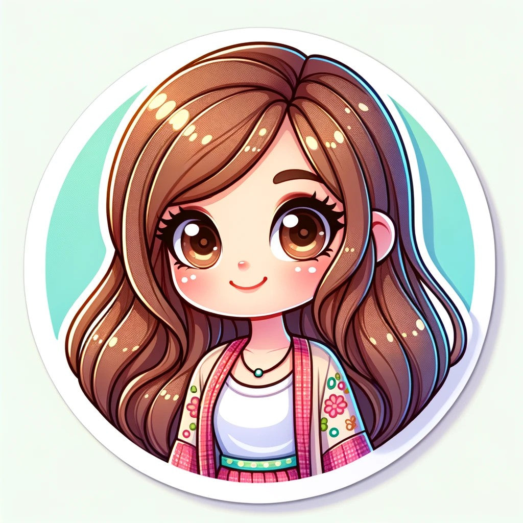 Angela Vinyl Sticker