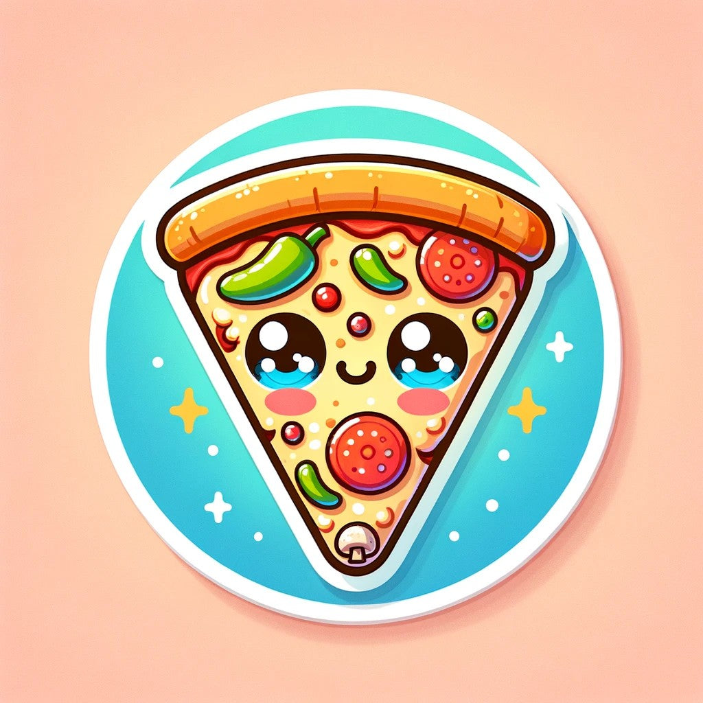 Pizza Vinyl Sticker