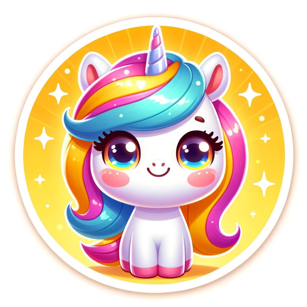 Unicorn Vinyl Sticker